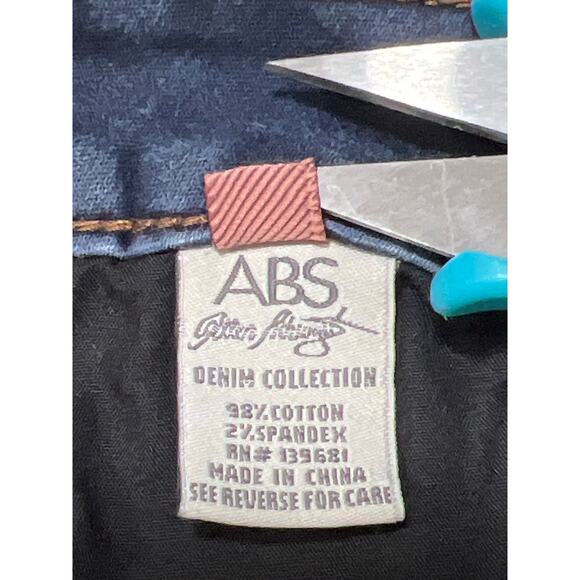 ABS Allen Schwartz Jeans Womens 28 Blue Skinny Stretch Dark Wash Denim - Picture 8 of 13